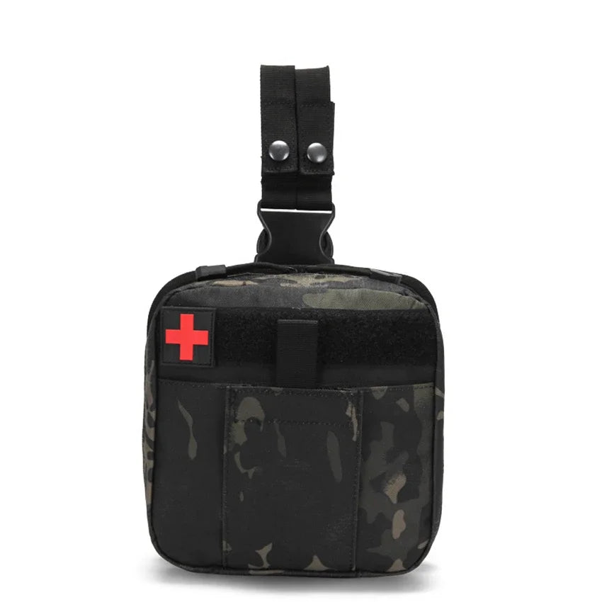 Survival - kit - Tactical First Aid Kit Bag – Medical Pouch for Camping, Hunting, Survival, Leg Pack or Backpack Storage