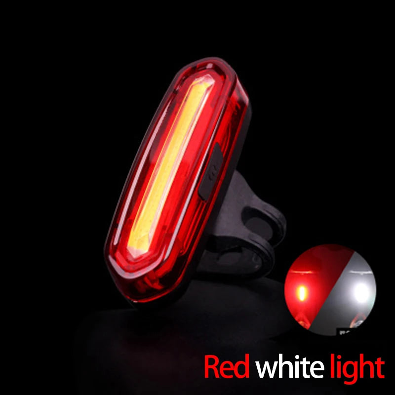 🚴♂️ USB Rechargeable Cycling Tail Light – Bright LED Warning Rear Lamp for Mountain & Outdoor Bike Accessories