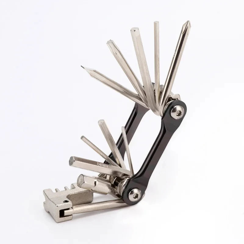 🔧 11-in-1 Bicycle Multi Tool – Chain Splitter, Cutter, Wrench, Screwdriver for MTB & Road Bike Repair