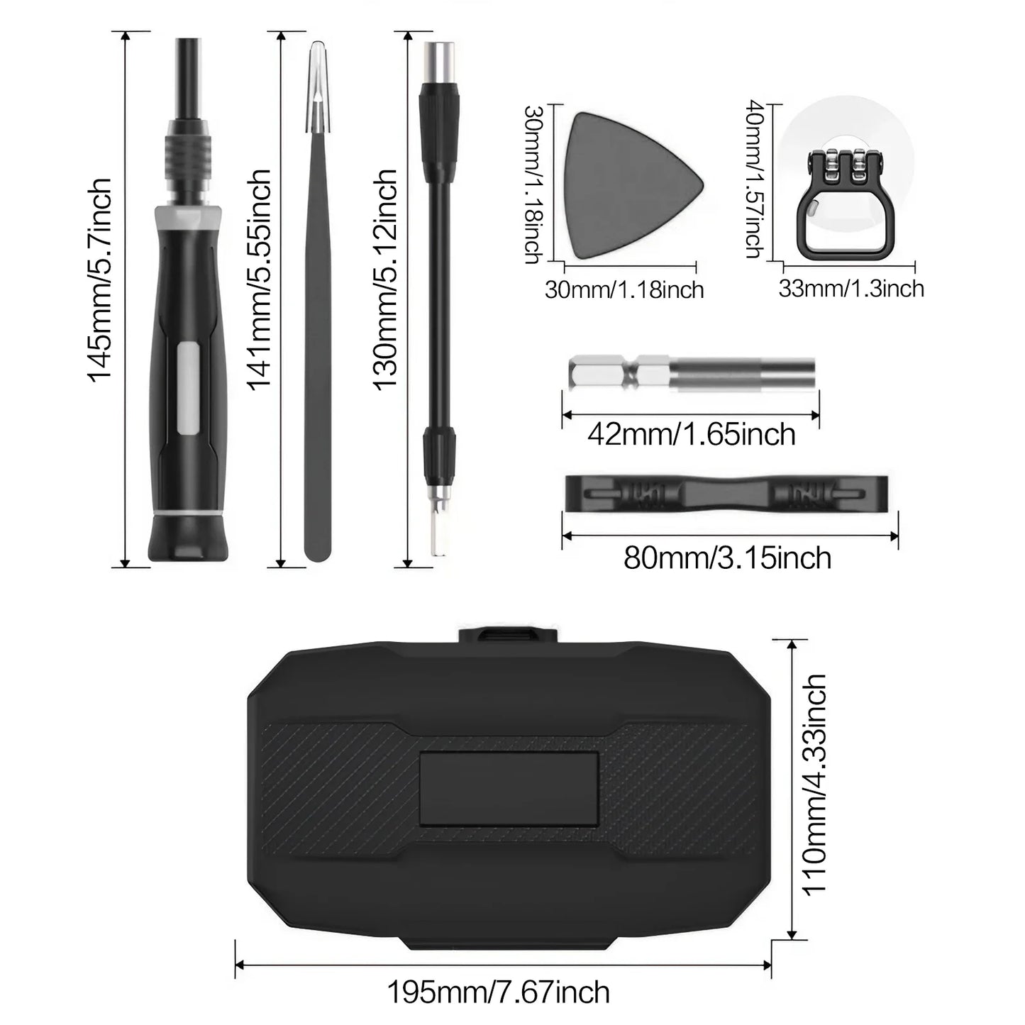 🧰 Precision Screwdriver Set – 152-in-1 / 25-in-1 Professional Laptop & Electronics Repair Kit with T5 T6 Torx Bits