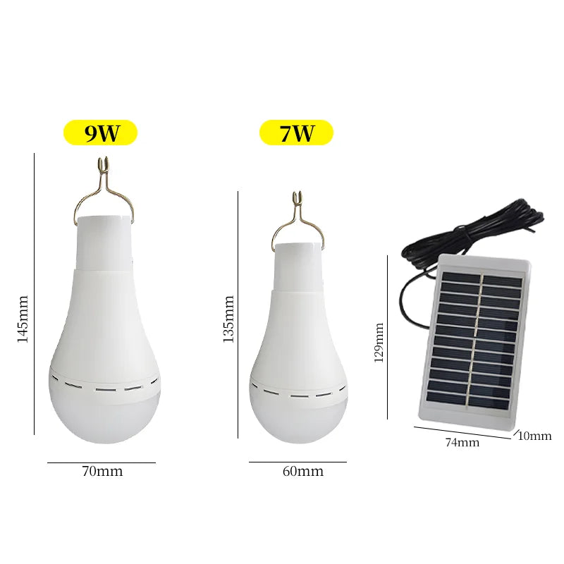 🔦Survival Kit - Hanging Solar Camping Light | IP68 Waterproof | USB + Solar Rechargeable | Outdoor Emergency Lamp Your Reliable Light Source for Camping, Hiking, Emergency & Outdoor Adventures!