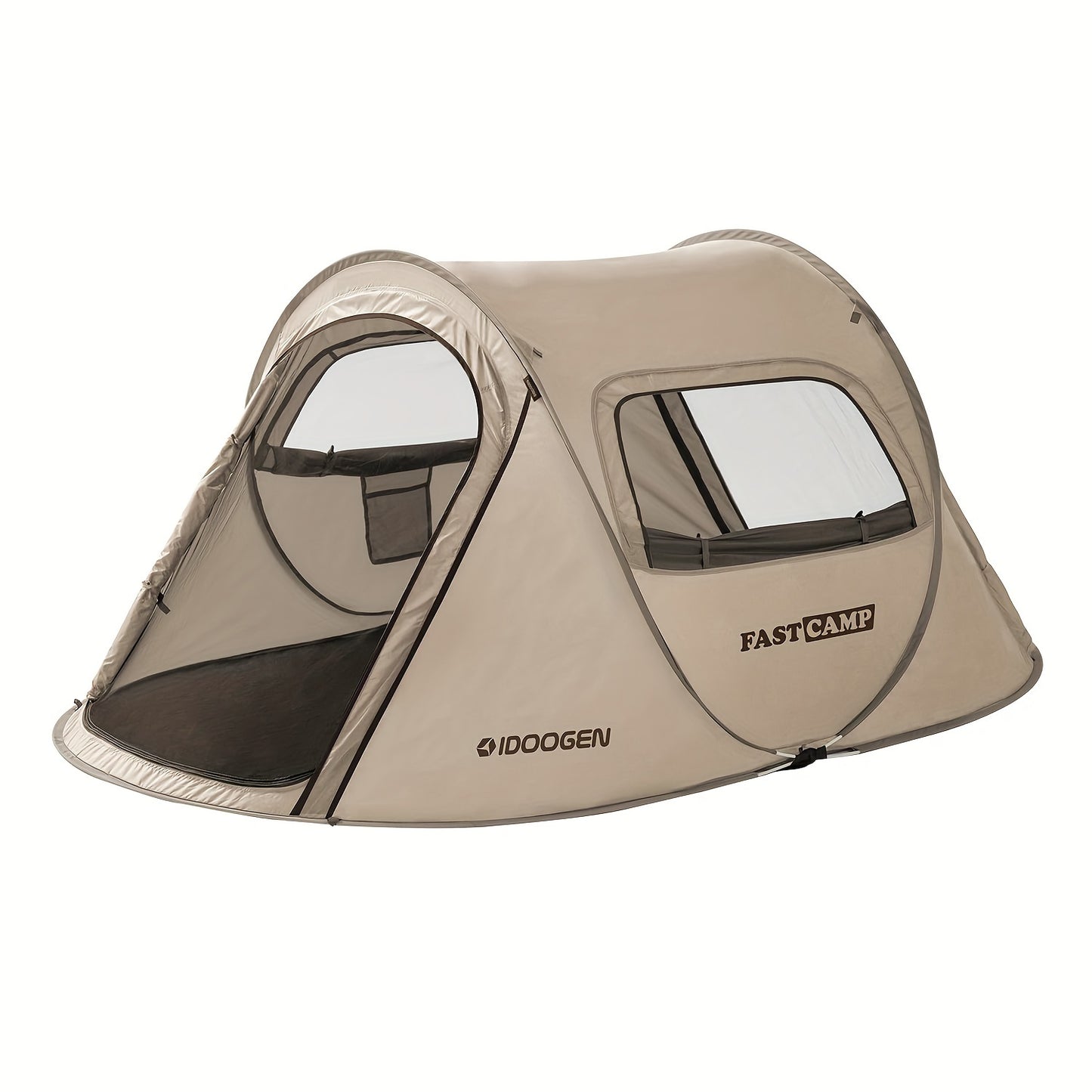 🏕️ 2-Person Pop Up Tent – Waterproof, Easy Setup, Instant Camping Tent with Two Doors & Mesh Windows