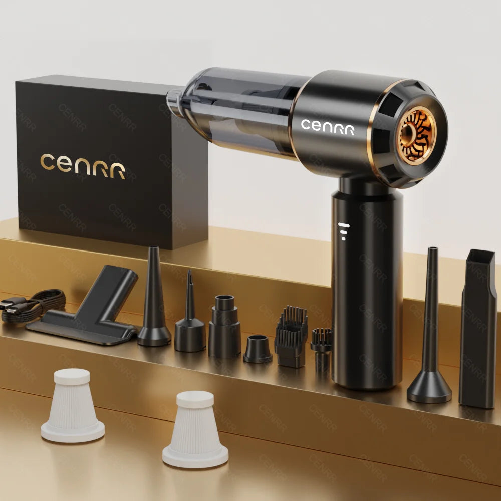 CENRR 998000PA Cordless Handheld Car Vacuum Cleaner – Powerful & Portable Wireless Cleaning Machine