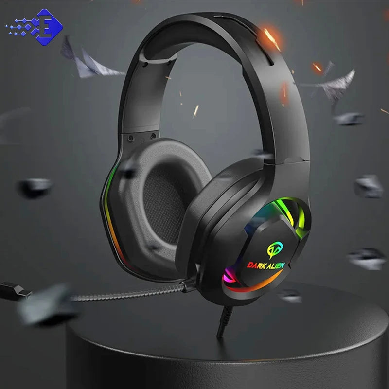 🎧 Gaming Headphones for PC/PS4/PS5 — EKSA E1000 7.1 Surround Sound RGB Wired Headset with Noise-Cancelling Mic