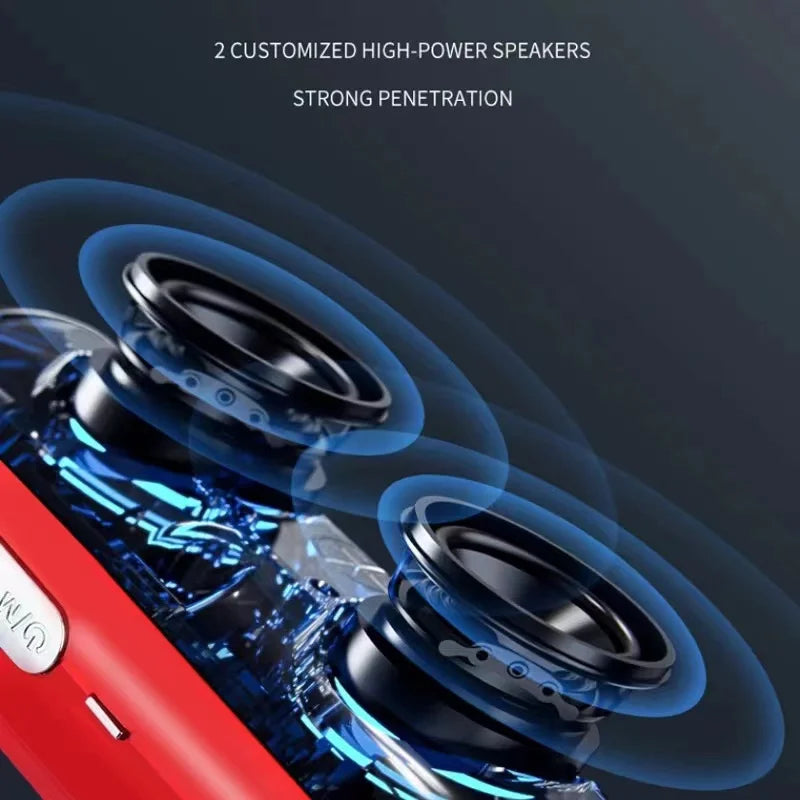 IPX7 Waterproof Bluetooth Speaker – 200W Portable HiFi Stereo with Subwoofer, FM, and TF Card Playback