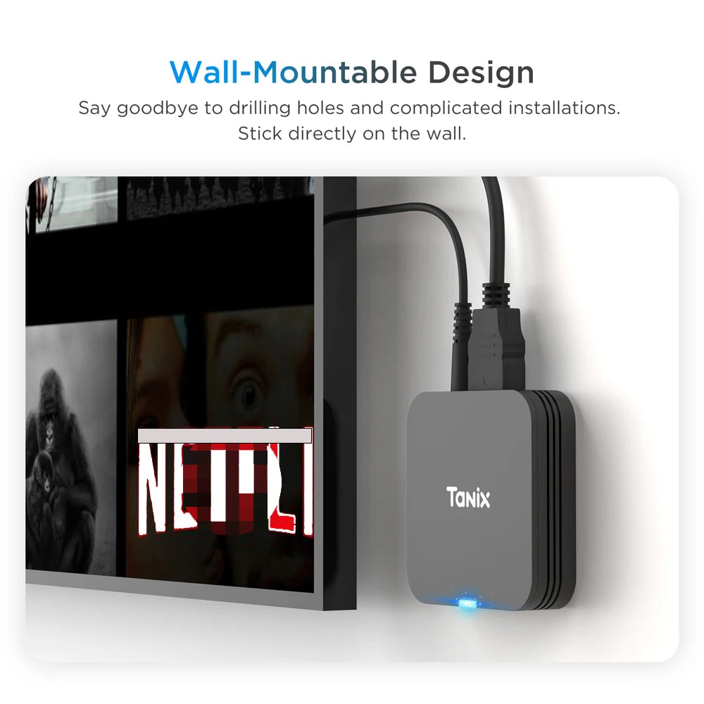 📺 Tanix TX1 Android 10 TV Box – 4K HDR Media Player with 2.4G WiFi, 3D Support, Allwinner H313 Quad-Core, 8GB/16GB Storage – Global Version