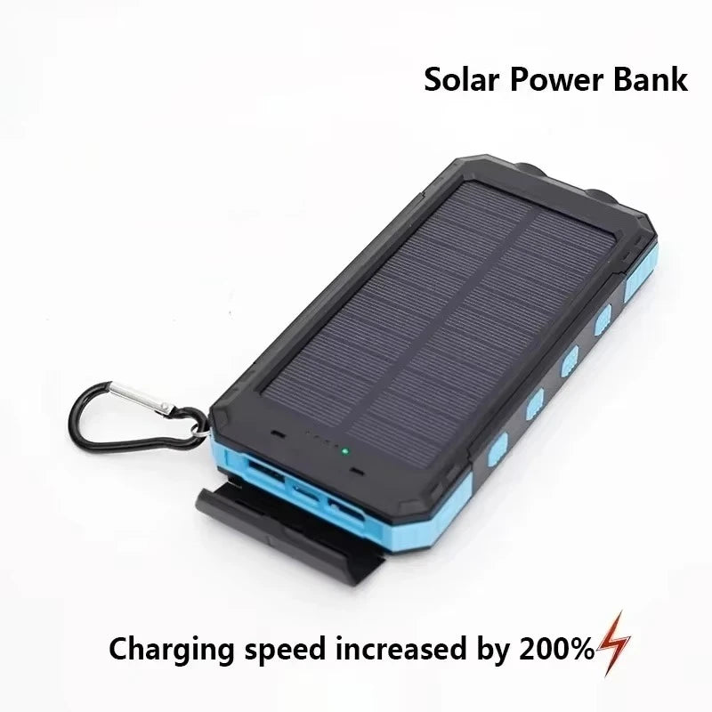 ☀️🔋 200,000mAh Solar Power Bank Ultra-High Capacity | Fast Charging | Outdoor-Ready | Multi-Device Support  Compatible with iPhone · Samsung · Huawei · Tablets · USB Devices