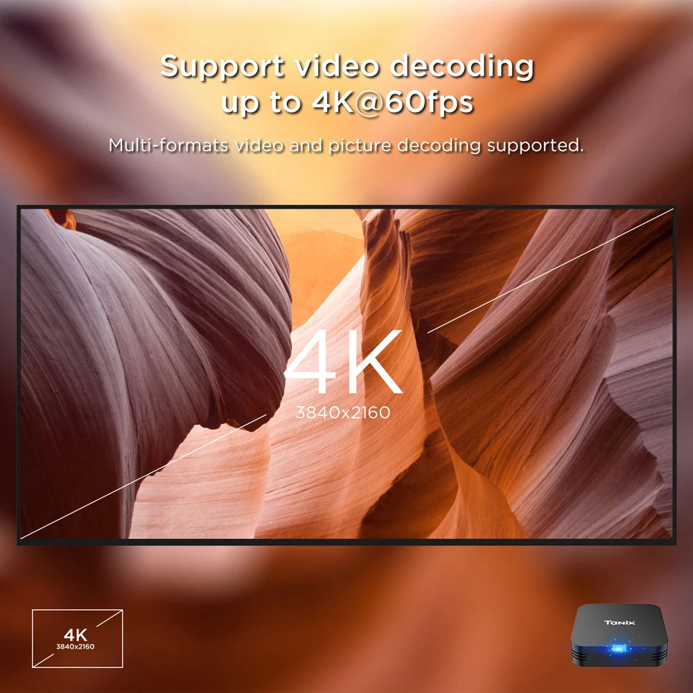 📺 Tanix TX1 Android 10 TV Box – 4K HDR Media Player with 2.4G WiFi, 3D Support, Allwinner H313 Quad-Core, 8GB/16GB Storage – Global Version
