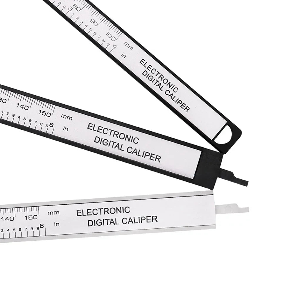 150mm / 100mm Electronic Digital Caliper Carbon Fiber Dial Vernier Caliper Gauge Micrometer Measuring Tool Digital Ruler