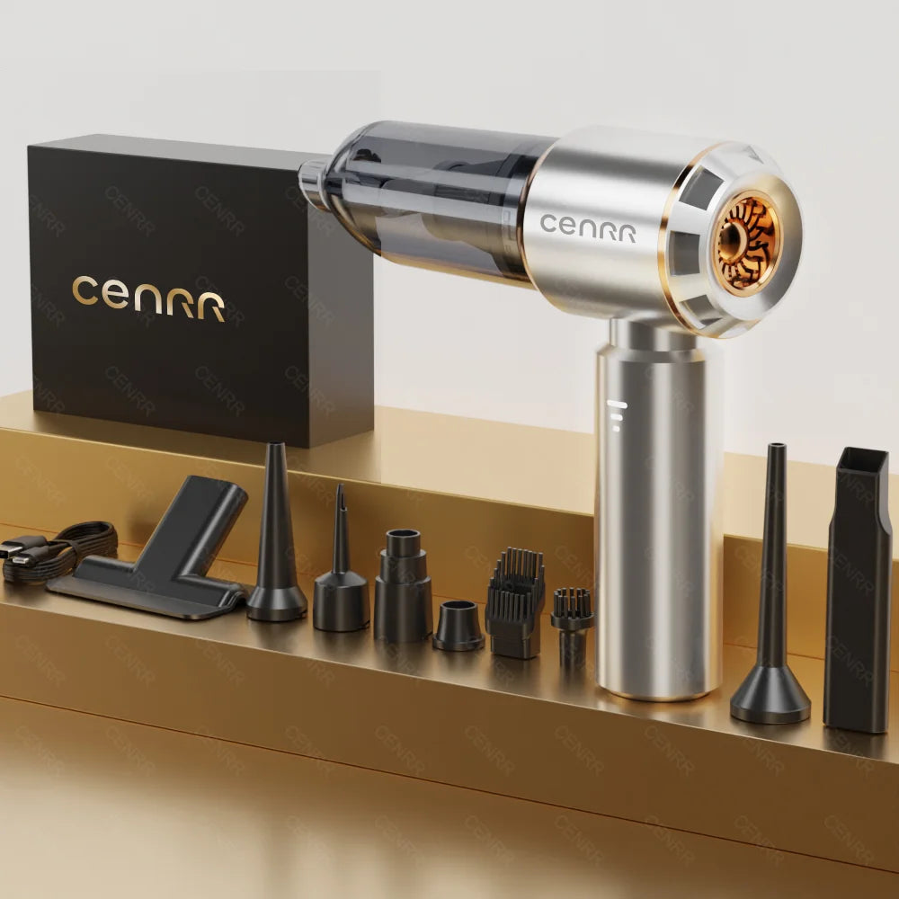 CENRR 998000PA Cordless Handheld Car Vacuum Cleaner – Powerful & Portable Wireless Cleaning Machine