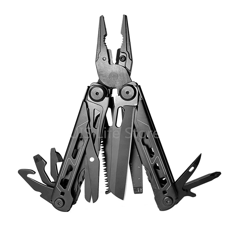 Survival Kit - 30-in-1 Camping Multitool – Folding Pliers with Wire Stripper, Knife & Mini Portable Hand Tools for Outdoor & Survival Use