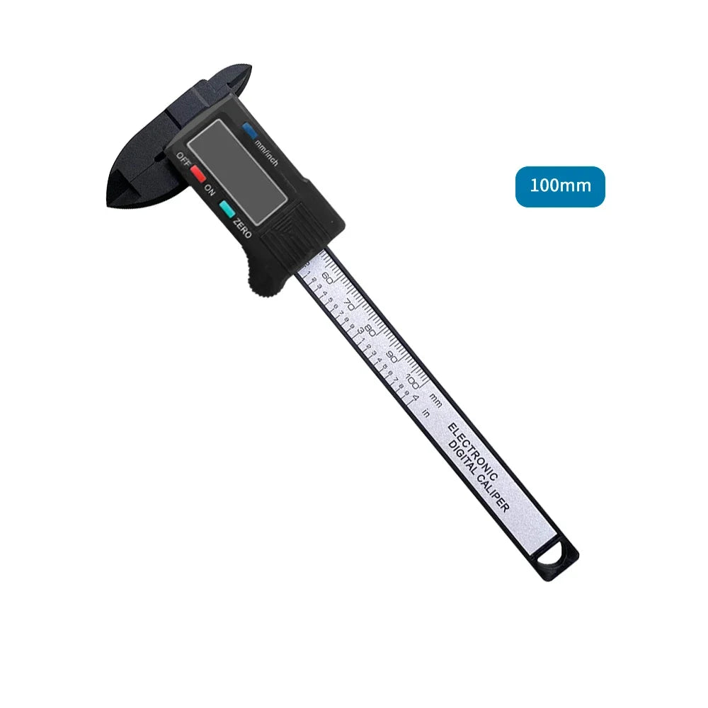 150mm / 100mm Electronic Digital Caliper Carbon Fiber Dial Vernier Caliper Gauge Micrometer Measuring Tool Digital Ruler