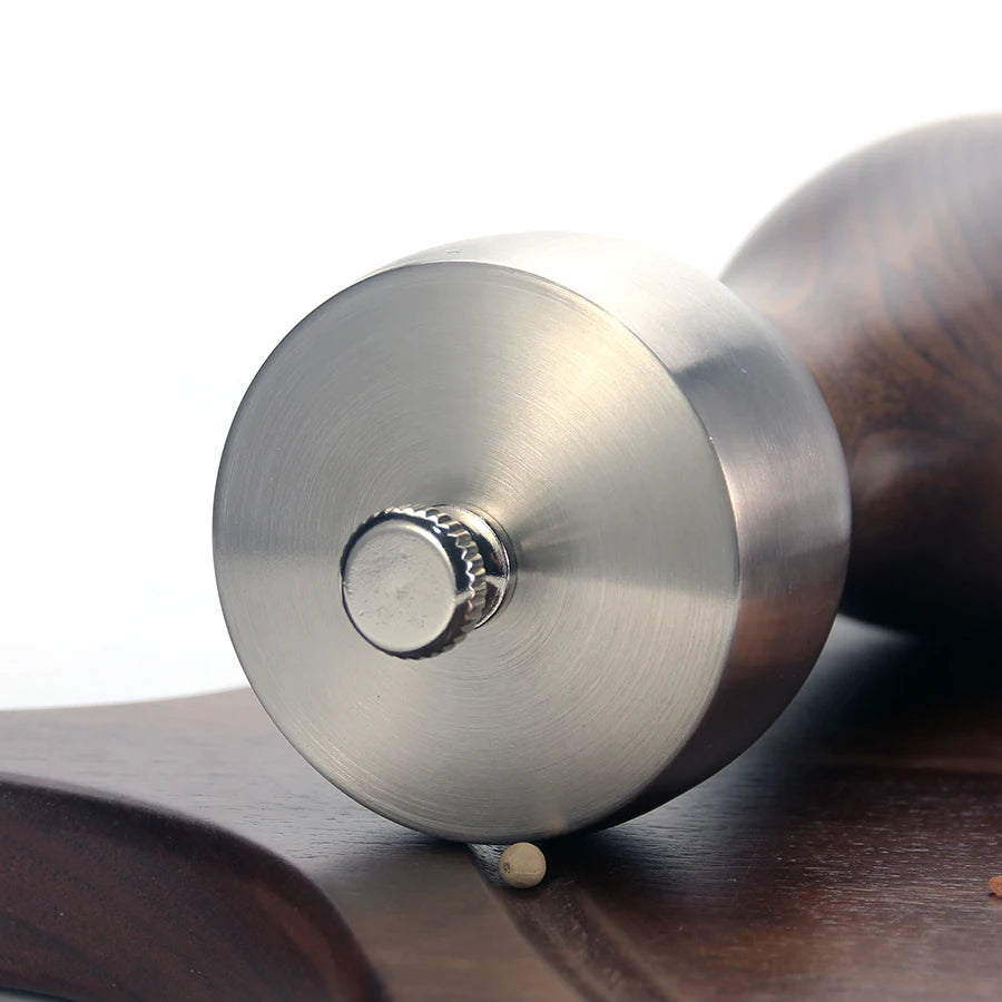 🧂 Leeseph Premium Beech Wood Pepper Mill – Salt & Pepper Grinder with Precision Carbon Steel Rotor for Peppercorn, Sea Salt & Spices