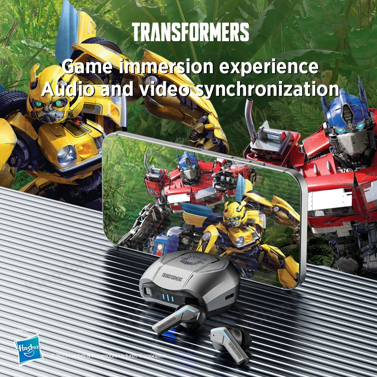 🎧 Transformers TF-T06 Bluetooth 5.3 TWS Earphones Active Noise-Cancellation | 24H Battery Life | HiFi Sound | Gaming & Outdoor Use