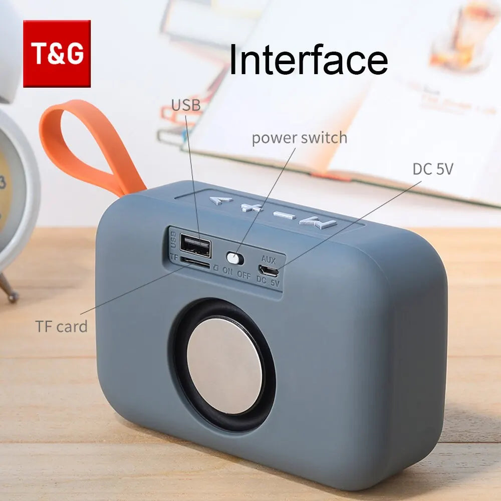 🔊  TG506 Mini Bluetooth Soundbar Speaker – Portable Wireless HiFi Loudspeaker with FM Radio, TF Card Support & Waterproof Design