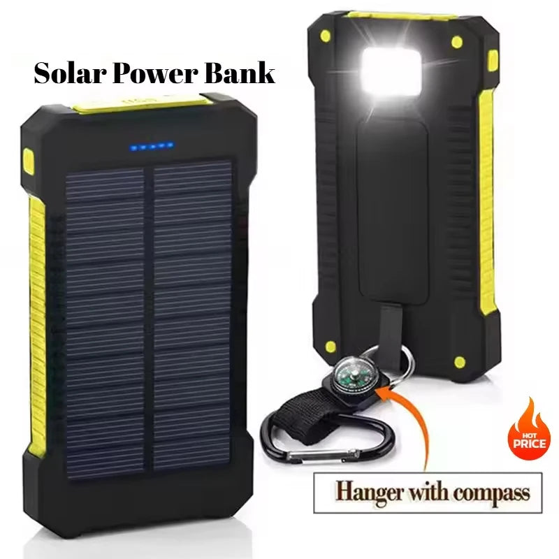 ☀️🔋 200,000mAh Solar Power Bank Ultra-High Capacity | Fast Charging | Outdoor-Ready | Multi-Device Support  Compatible with iPhone · Samsung · Huawei · Tablets · USB Devices