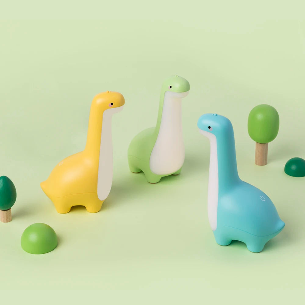 🦖✨ Dinosaur Night Light – Cute USB Bedside Lamp | Eye-Friendly | Timer | Rechargeable | Kids Room Decor & Gift