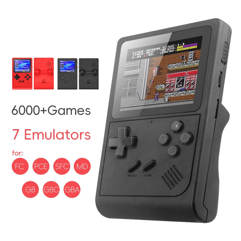 🎮 GB300 Handheld Retro Game Console – Portable Mini Video Game Player with NES/SNES/GBA Emulators – Gift for Kids & Gameboy Fans