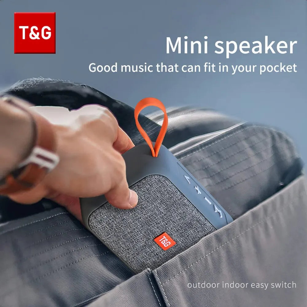 🔊  TG506 Mini Bluetooth Soundbar Speaker – Portable Wireless HiFi Loudspeaker with FM Radio, TF Card Support & Waterproof Design