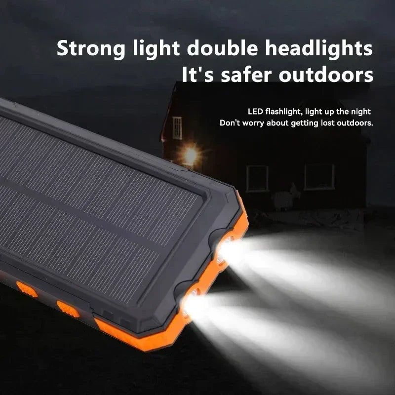 ☀️🔋 200,000mAh Solar Power Bank Ultra-High Capacity | Fast Charging | Outdoor-Ready | Multi-Device Support  Compatible with iPhone · Samsung · Huawei · Tablets · USB Devices