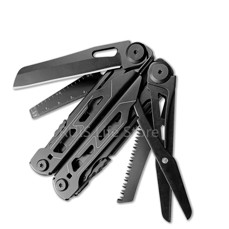 Survival Kit - 30-in-1 Camping Multitool – Folding Pliers with Wire Stripper, Knife & Mini Portable Hand Tools for Outdoor & Survival Use