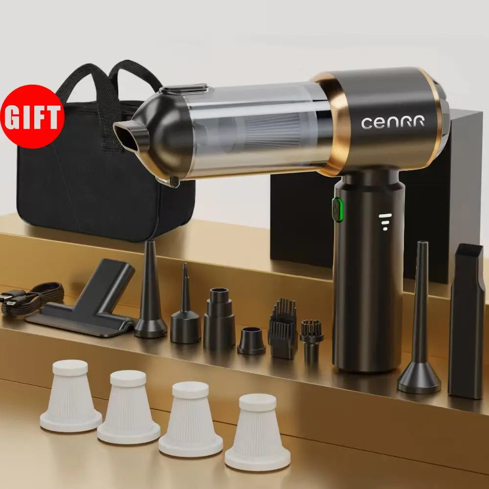 CENRR 998000PA Cordless Handheld Car Vacuum Cleaner – Powerful & Portable Wireless Cleaning Machine
