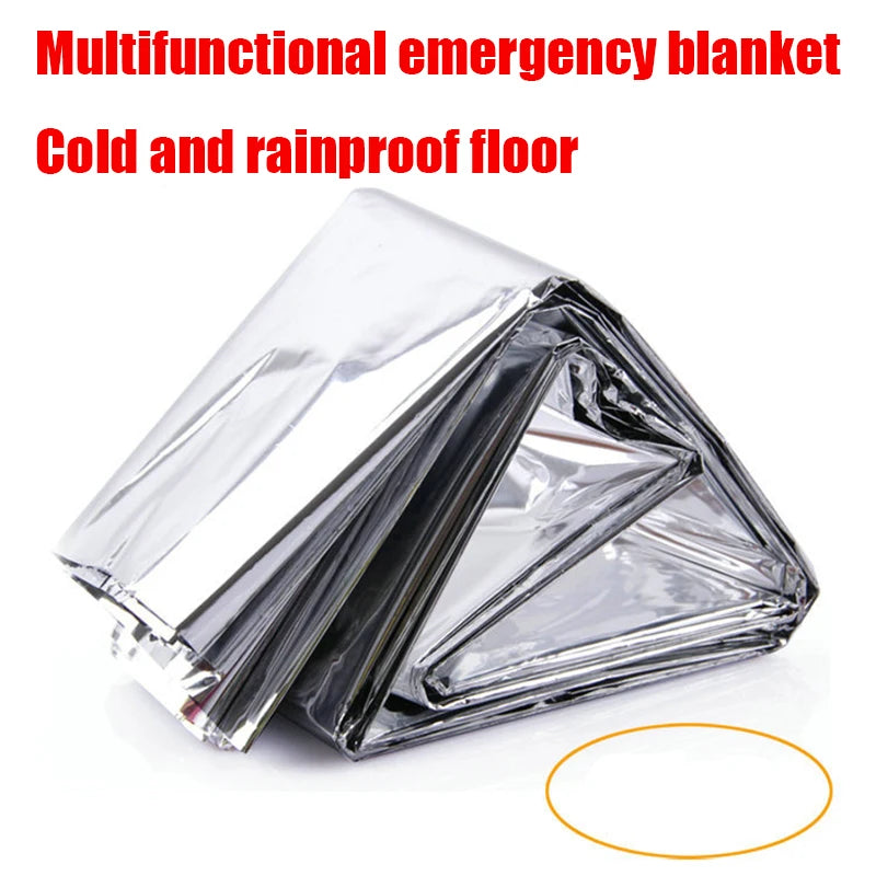 🛡️ Survival  Kit - Emergency Thermal Blanket – Waterproof & Windproof Foil Survival Blanket for First Aid, Camping, Hiking & Outdoor Rescue