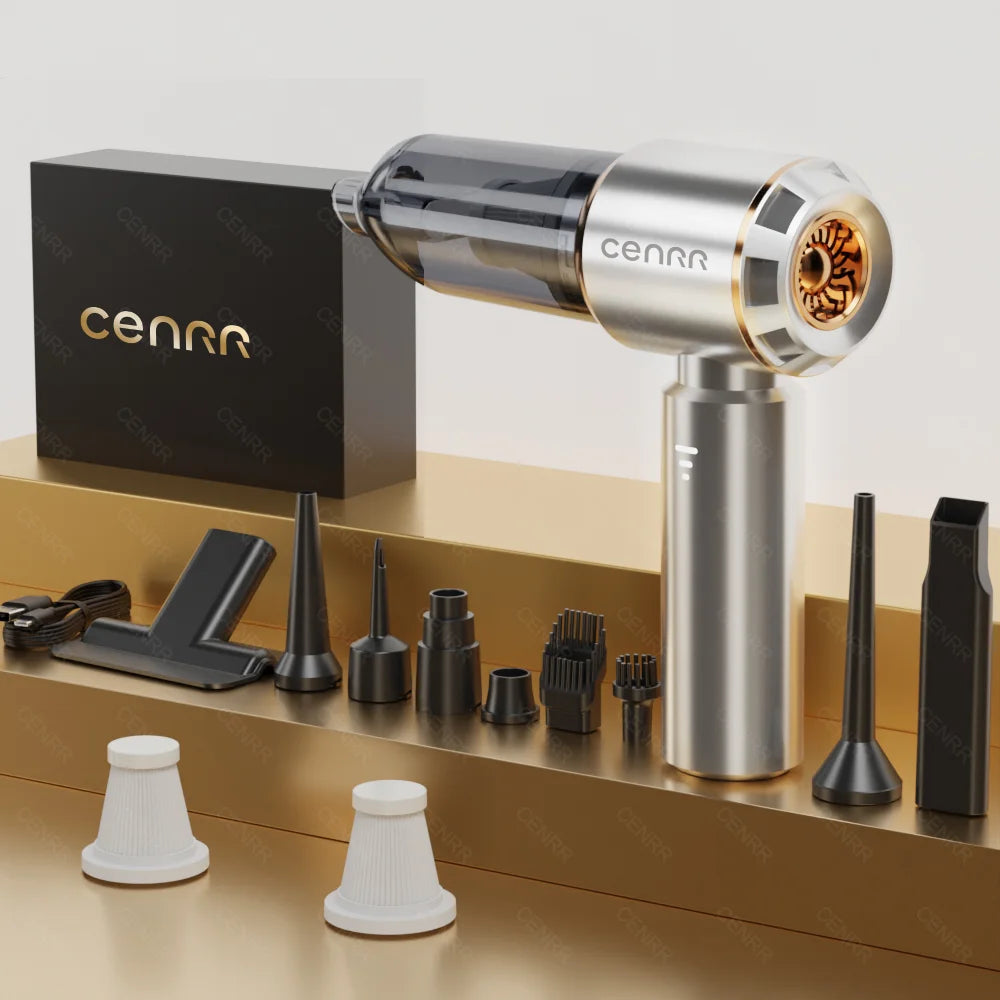 CENRR 998000PA Cordless Handheld Car Vacuum Cleaner – Powerful & Portable Wireless Cleaning Machine