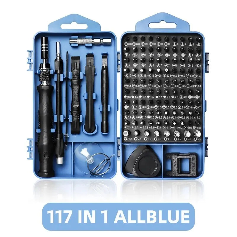 🧰 Galacok 115 / 117-in-1 Precision Screwdriver Set – Magnetic Chrome Vanadium Repair Tool Kit for iPhone, Xiaomi, MacBook, PC & Electronics