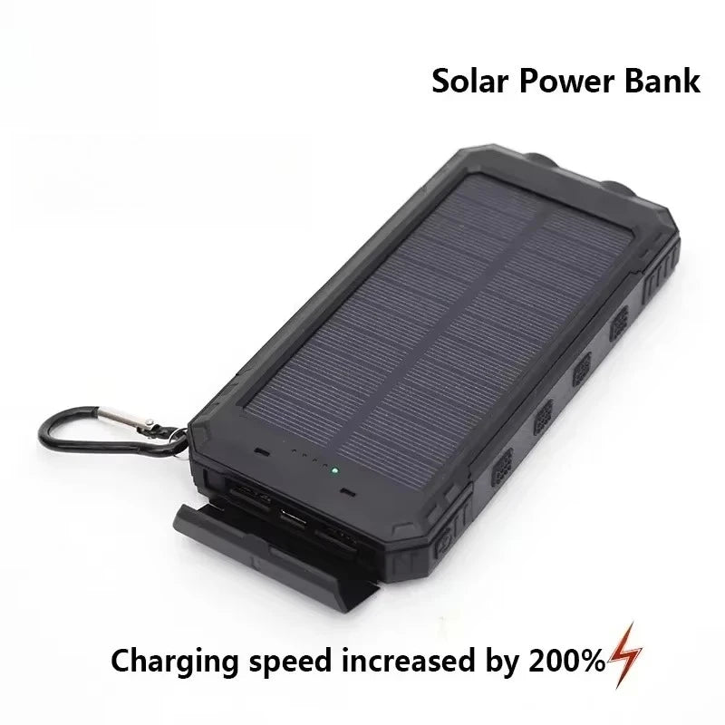 ☀️🔋 200,000mAh Solar Power Bank Ultra-High Capacity | Fast Charging | Outdoor-Ready | Multi-Device Support  Compatible with iPhone · Samsung · Huawei · Tablets · USB Devices