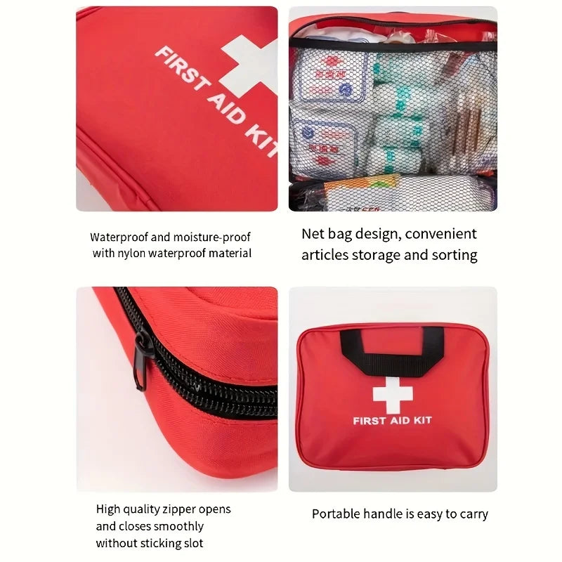 Survival Kit - Emergency Medical First Aid Kit – Portable Survival Bag for Home, Hiking, and Camping Equipment