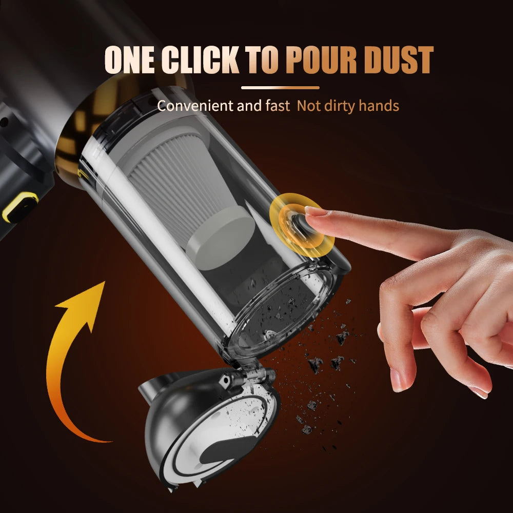 CENRR 998000PA Cordless Handheld Car Vacuum Cleaner – Powerful & Portable Wireless Cleaning Machine