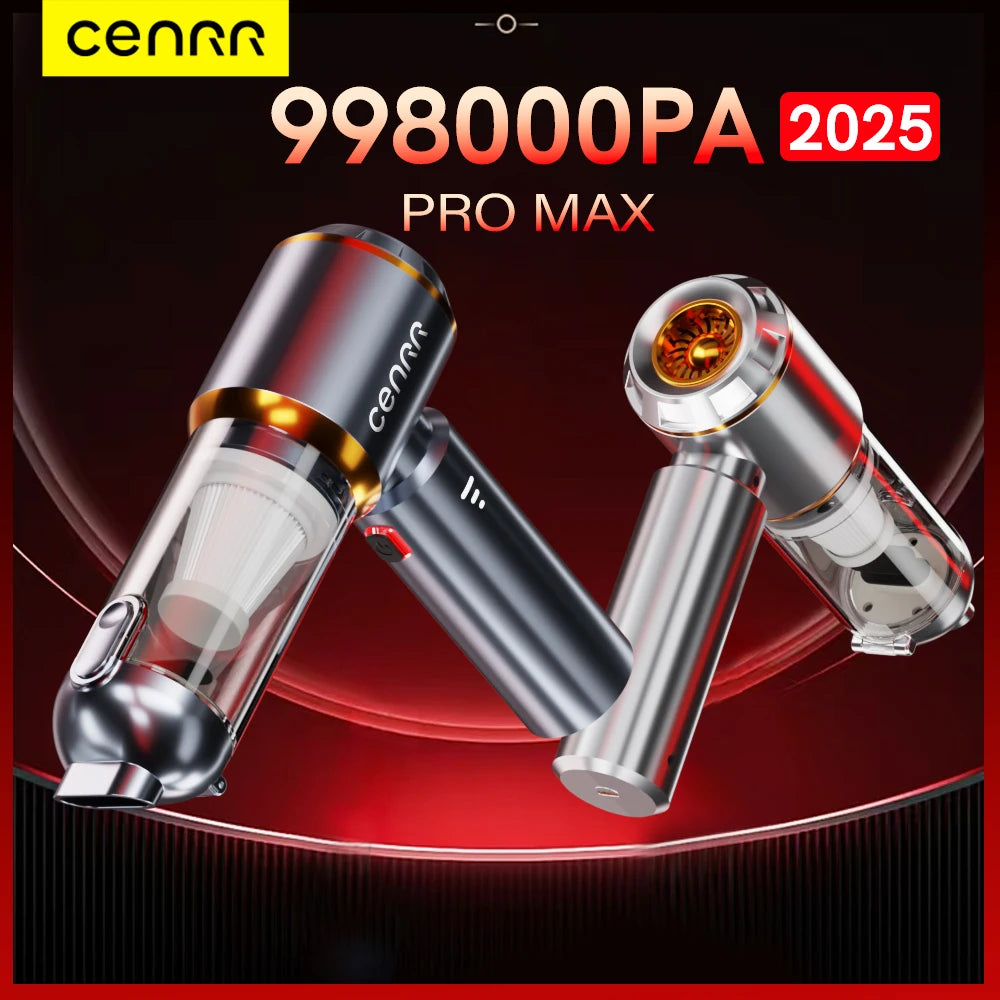 CENRR 998000PA Cordless Handheld Car Vacuum Cleaner – Powerful & Portable Wireless Cleaning Machine