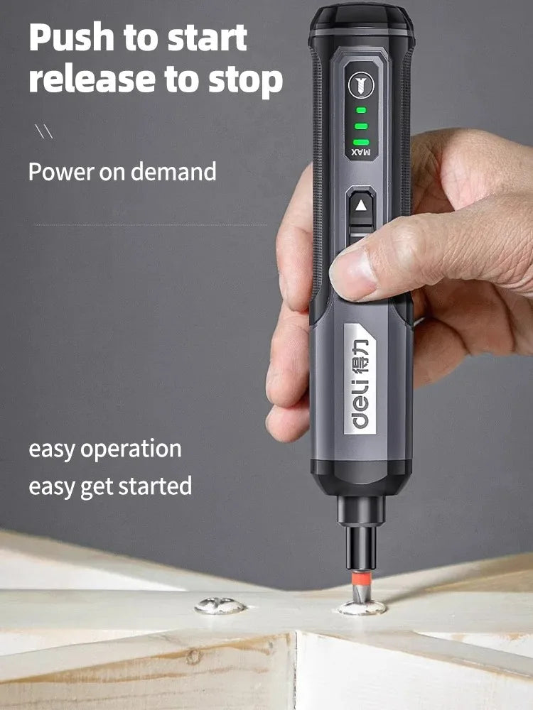 🧰 Mini Electric Screwdriver Set USB Rechargeable | 2000mAh | Adjustable Torque | Multi-Function Repair Toolkit