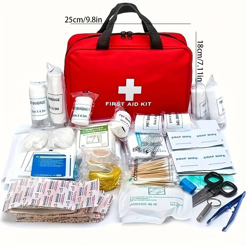 Survival Kit - Outdoor First Aid Kit with Camping Tools – Portable Emergency Survival Kit for Hiking, Hunting, and Travel