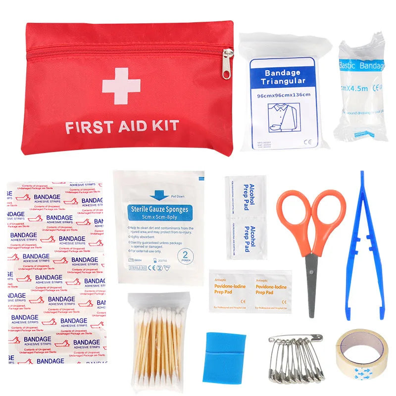 Survival Kit - Emergency Medical First Aid Kit – Portable Survival Bag for Home, Hiking, and Camping Equipment